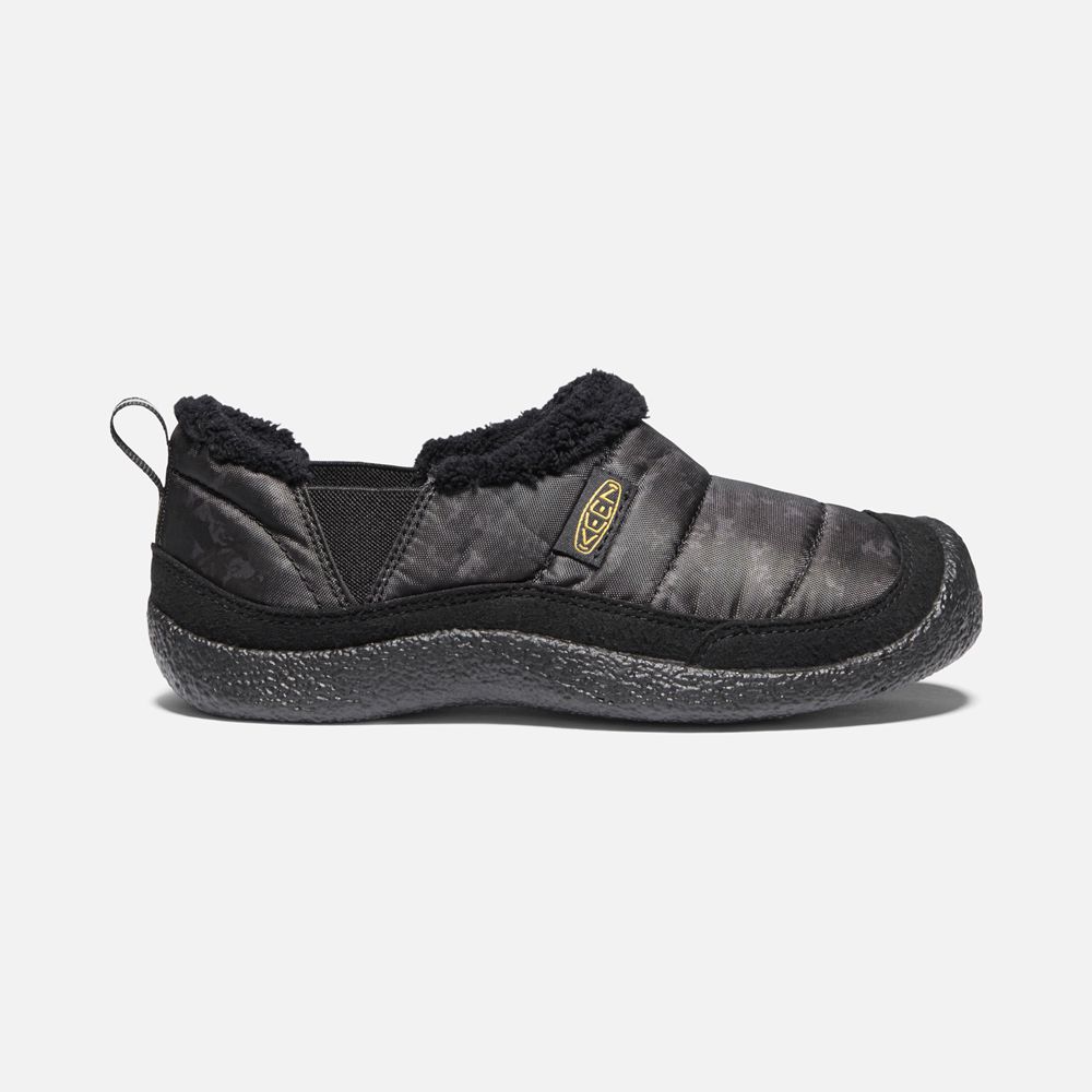 Zapatos Marca Keen Mexico Negros/Amarillos - Niños Howser Ii - UF9513706